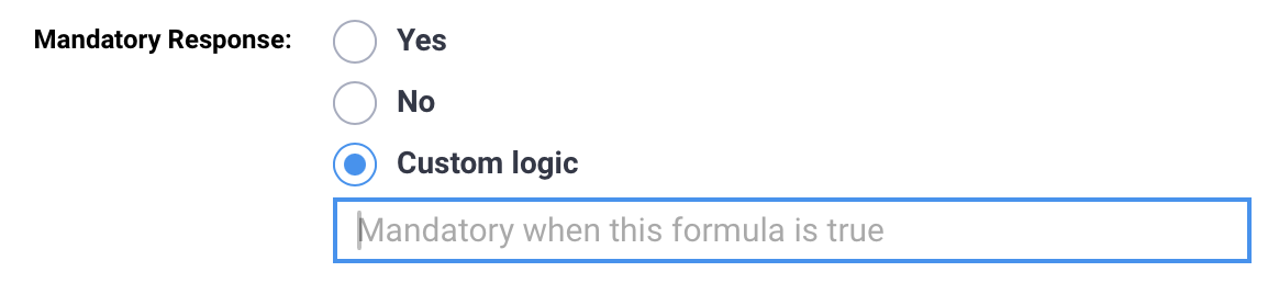 Custom logic