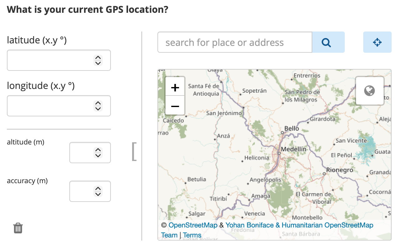GPS location